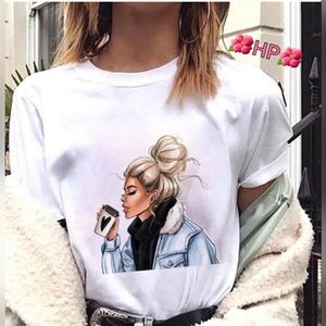 New Boutique Graphic Urban Girl Printed T-Shirt